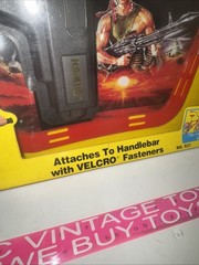 1986 Rambo Toys For Bikes 3-D Bike Shield Includes Pistol Headband Stallone 🔥