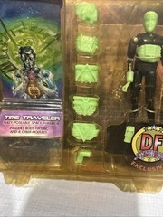 Palisades Micronauts Time Traveler Action Figure Green Black 4″ DF Exclusive