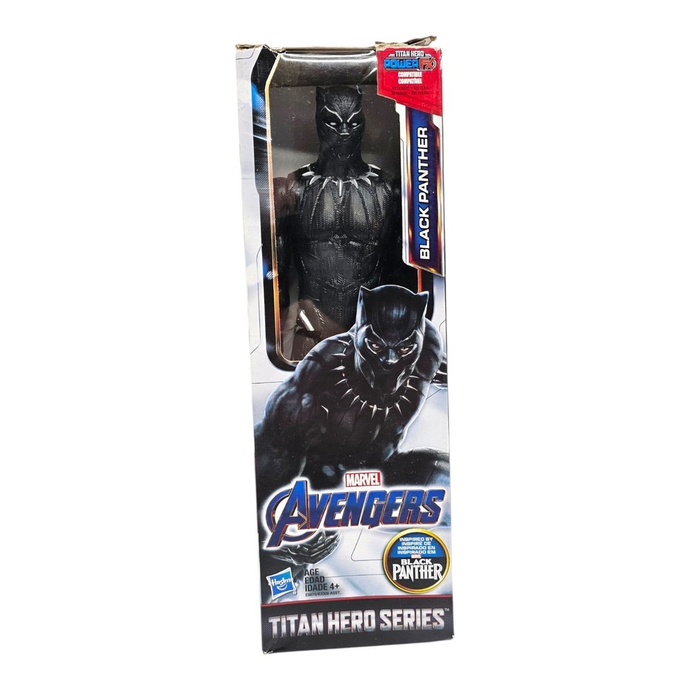 Hasbro Toy Figure Titan Hero Series Black Panther Marvel Avengers Boxed