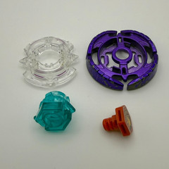 Earth Eagle Aquila Purple 105HF/S Metal Fight Beyblade Takara Tomy