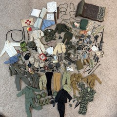 Huge Lot Of Vintage Hasbro 12in G.I. Joe, 21st Century Soldier Accessories