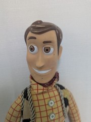 Vintage Disney Pixar Thinkway Toy Story Woody Pull String Doll 15” DOESNT WORK