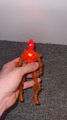 2005 ToyBiz Fantastic Four Movie: FLAME-ON HUMAN TORCH ACTION FIGURE