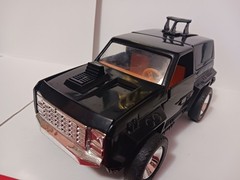 M.A.S.K Jackhammer Bronco w/Cliff Dagger & Torch Mask 100% Complete (NO STICKERS