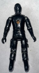 VTG Hasbro 1983 G.I. Joe Snake Eyes-Swivel Arm-Figure w/Battle Gear Uzi-LOOK!