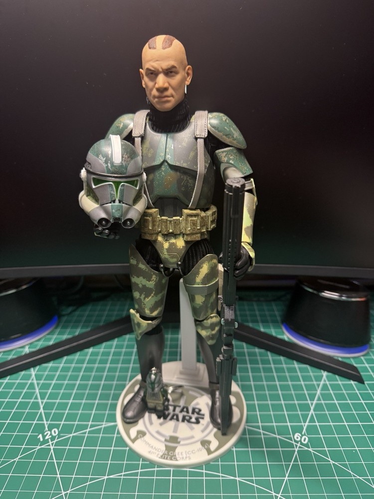 Star Wars Commander Gree 41st Elite Corp SideShow Exclusive 1:6 21831 W/ Bonus