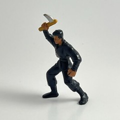 GUTS! Aikido Force Action Figure Toy VTG 1986 Mattel G.U.T.S. Soldier 3.5” C17
