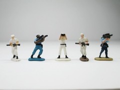 Micro Machines Military Troops Navy Sailor Infantry Soldiers Figures – Lot of 5