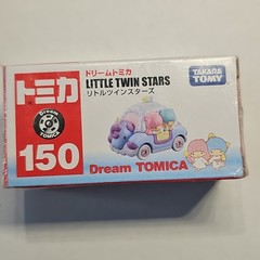 LITTLE TWIN STARS car DREAM TOMICA no. 150 sanrio KIKI LALA toy TAKARA TOMY 2016