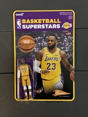 Super7 LeBron James Los Angeles Lakers Home NBA Unpunched Action Figure