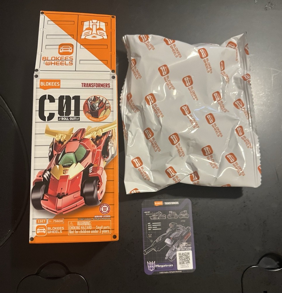 Blokees Wheels Transformers C01 Roll Out- Megatron- New Other- Open Box