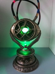 Doctor Strange 1:1 Eye Of Agamotto With Stand Full Metal Led Light New In Stock