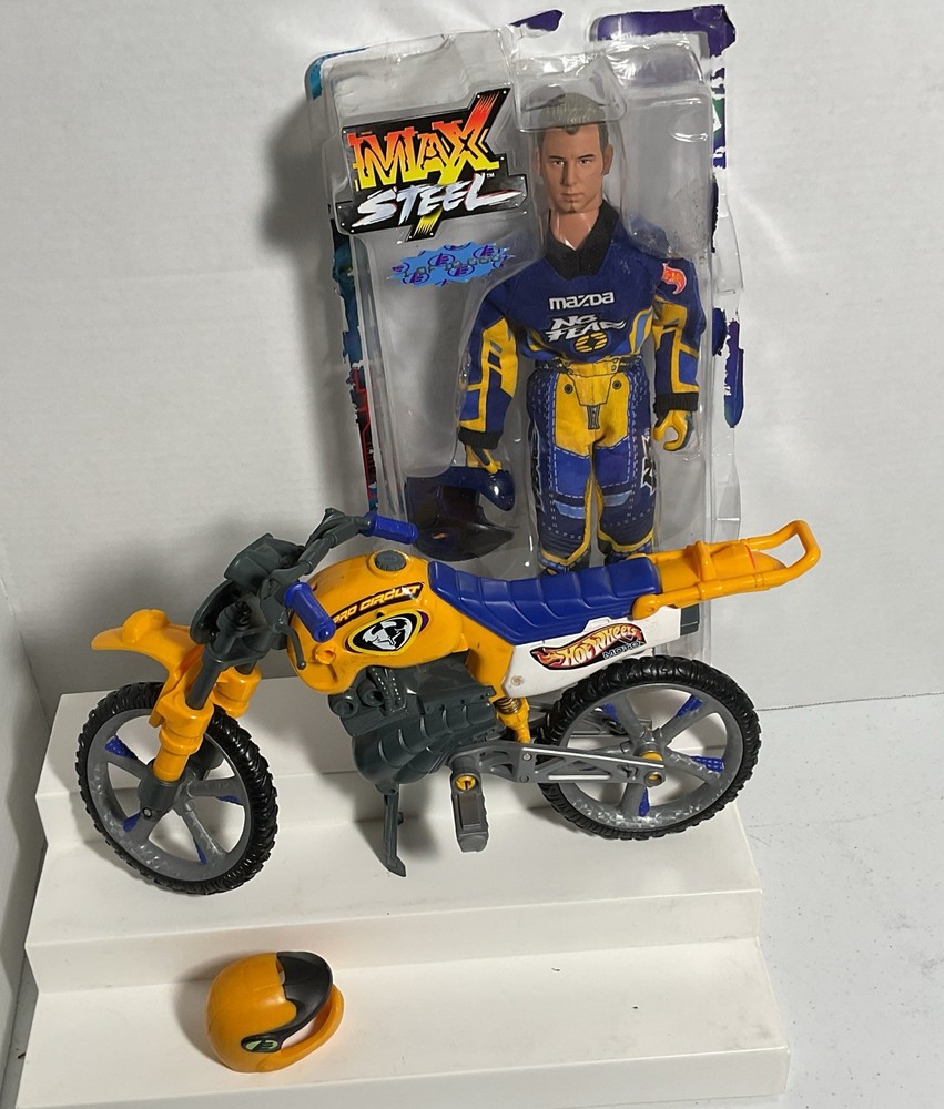 Gi Joe – Action Man – Max Steel – 2001 – Jeremy McGrath – Rare 1 out of 10,000
