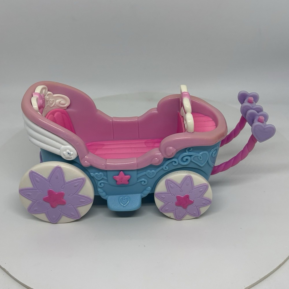 My Little Pony MLP G3 Pretty Parasol Carriage Crystal Princess Pink Blue White