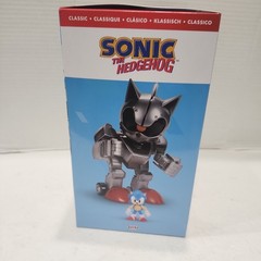 Sonic The Hedgehog Giant Mecha Sonic vs Sonic 9 Inch Action Figure Set Lights Se