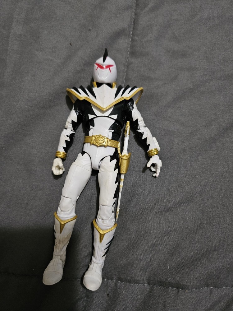Power Rangers Lightning Collection Dino Thunder White Ranger 6″ loose FIGURE