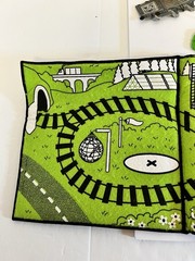 2000 Thomas & Friends Felt Play Mat Britt Allcroft Thomas Limited Train Playset
