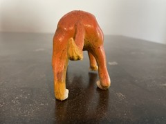 Imperial Toys Saber Tooth Tiger Smilodon Hard Rubber PVC Toy Figure Vintage 1988