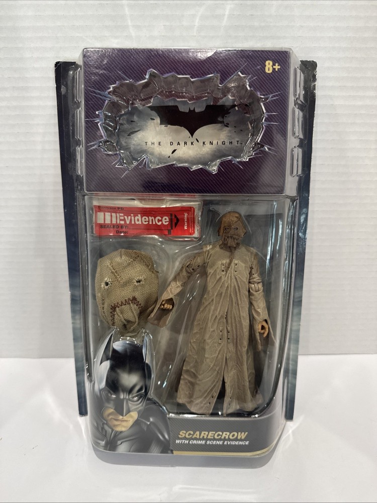 Mattel The Dark Knight Scarecrow 6″ Figure With Crime Scene Evidence NEW NIP