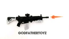MARVEL LEGENDS ASSAULT RIFLE BLASTER SHOTGUN WITH GUN FIRE EFFECT CUSTOM FODDER