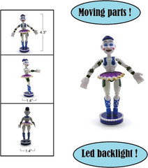 FNAF Action Figures Sister Location , More than 5 Inches [Funtime