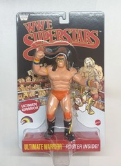 WWE LJN Mattel Superstars Ultimate Warrior 8” Action Figure Black Card