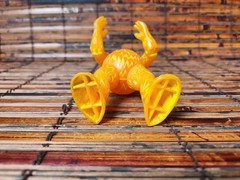 SCOOBY DOO 10,000 VOLT GHOST MONSTER ACTION FIGURE ORANGE YOGA MONSTER 5 inches