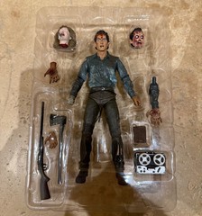 NECA Evil Dead 2 and Ash vs Evil Dead Ash and Eligis Demon Figures