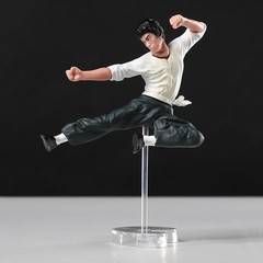 4pcs/set 10cm Bruce Lee Action Figure Kung Fu Collection Model Toy Gift Boxed