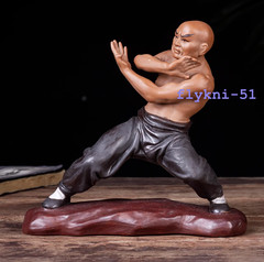 Chinese Kung Fu Shaolin Monk MARTIAL ARTS Figurines Statue Model Ornament Gift