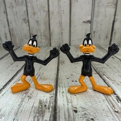 Vintage Bugs Bunny Daffy Duck 1991 PVC Toy Figure 3.5″ Warner Bros. Looney Tunes