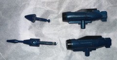 G1 Transformers THUNDERCRACKER LONG/SHORT MISSILE FISTS LAUNCHER lot x2 See Desc