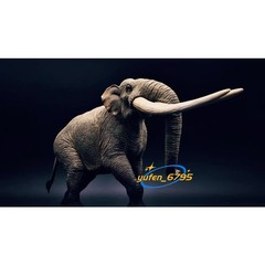 TNG Huanghe Flumen Stegodon Model Elephant Animal Figure Toys Decor Xmas Gift