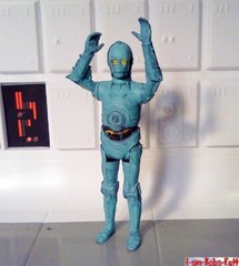 custom Star Wars CYAN BLUE PROTOCOL DROID 3.75 figure tatooine jedha nevarro