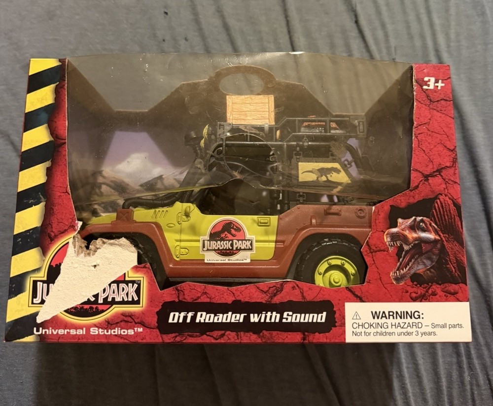 Universal Studios Jurassic Park Off Roader Jeep Toy Please Read