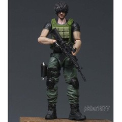 Premium 1/18 3.75″ Carlos Oliveira Action Figure w/ Head Sculpt Weapon
