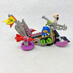 Teenage Mutant Ninja Turtles ’90 Psycho Cycle Motorcycle w/ Zip Cord 95%COMPLETE