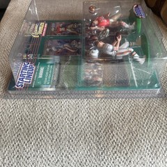 Starting Lineup 2000 Classic Doubles Joe Montana Dan Marino Super Bowl XX w/Case