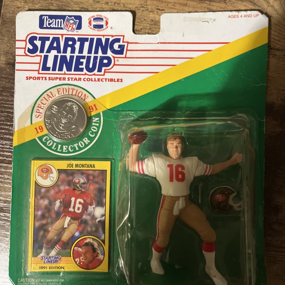 1991 Kenner Starting Lineup Special Edition Joe Montana Box Damaged