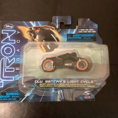 Disney Tron Legacy Clu’s Sentry Light Cycle Toy Car Spin Master, Series 1. New!