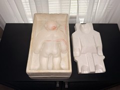 1979 Kenner Stretch X-Ray See-Thru Invader Figure Boxed w/ Box & Foam Insert