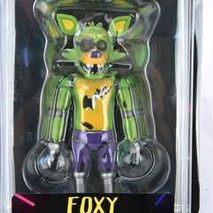 Five Nights At Freddy FNAF Blacklight 5″ Articulated Action Figure Toy – Foxy