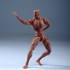 Romankey X COWL 1/12 Male Action Figure Joint Body Doll 6in Black Model w/Head