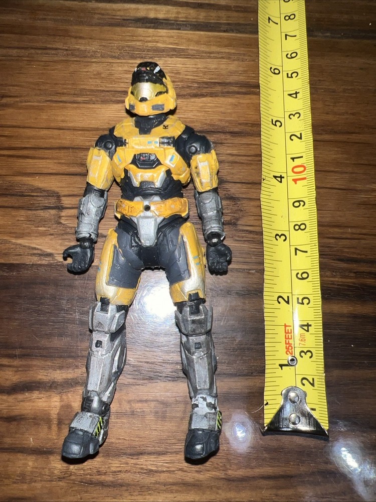 McFarlane Halo Reach Series 1 UNSC Spartan Mark V [B] Male Yellow Gold Spartan