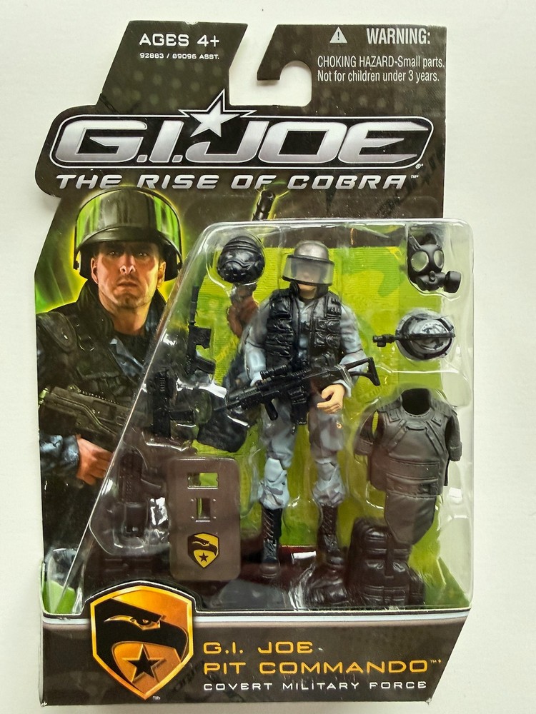 GI JOE /THE RISE OF COBRA MOVIE /PIT COMMANDO/ COVERT MILITARY FORCE/2009/MOC