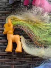 My Little Pony G4 FiM 3″ Figure Lot Of 7 Toys w/ Brushable Hair 2010 Magic