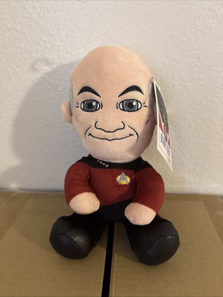Kidrobot Phunny Star Trek Jean Luc Picard Plush NEW Toys Plushies