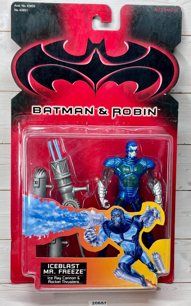Iceblast Mr. Freeze BATMAN AND ROBIN Action Figure 1997 Kenner MINT
