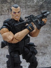 Custom 1:12 Scale Weathered HK 416 Assault Rifle Combo Set for 6″ Marvel Legends
