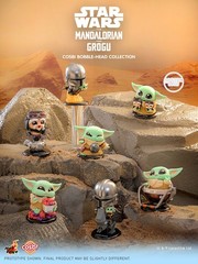 HIPLAY Hot Toys The Mandalorian and Grogu Cosbi CBX34816 Mini Blind Box Set